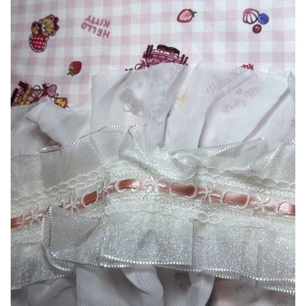Sanrio Hello Kitty Dolly Mix Roomwear Nightgown Pajamas Lolita Bonnet Headdress - Picture 16 of 16